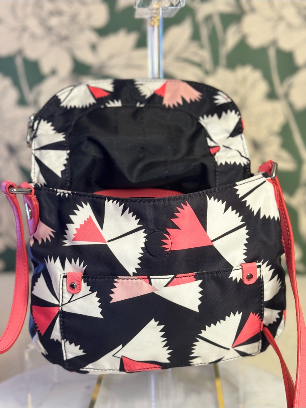 Marc By Marc Jacobs Black, Pink & White Geometric Crossbody - Picture 6 of 9